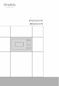 Instrukcja Gorenje BM235G1SYW Kuchenka mikrofalowa