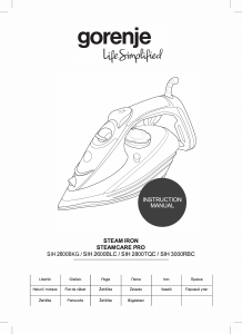 Instrukcja Gorenje SIH2600BKG Żelazko