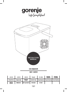 Manual Gorenje IMD1200W Masina de facut gheata