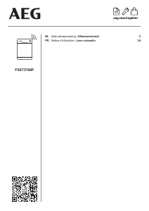 Handleiding AEG FSE75768P Vaatwasser