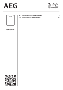 Mode d’emploi AEG FSE76727P Lave-vaisselle