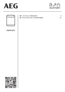 Manual AEG FSE76727P Dishwasher