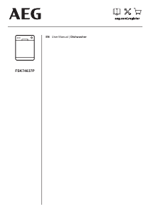 Manual AEG FSK74637P Dishwasher