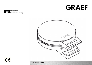 Bruksanvisning Graef WA 80 Vaffeljern