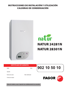 Manual de uso Fagor NATUR-2428N Calentador de agua