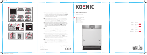 Manual Koenic KDW 6021 D BI Dishwasher