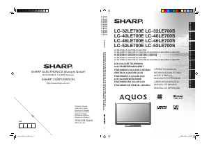 Handleiding Sharp AQUOS LC-32LE700E LCD televisie