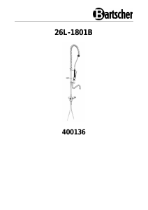 Handleiding Bartscher 26L-1801B Kraan