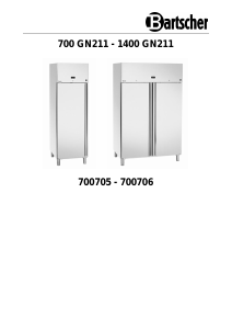 Manual Bartscher 1400 GN211 Freezer