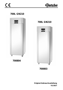 Manual Bartscher 700L GN210 Freezer