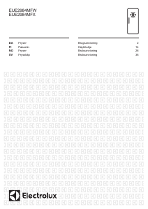 Bruksanvisning Electrolux EUE2984MFX Frys