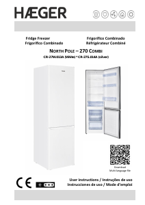 Mode d’emploi Haeger CR-27W.013A North Pole Réfrigérateur combiné