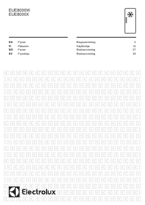 Käyttöohje Electrolux EUE8000W Pakastin