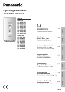 Manuale Panasonic WH-UD16FE8 Pompa di calore