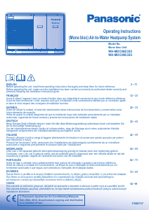 Manual Panasonic WH-MDC09E3E5 Heat Pump