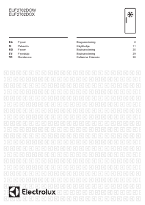 Kullanım kılavuzu Electrolux EUF2702DOX Dondurucu