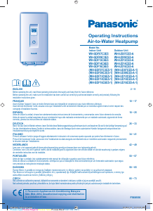 Manuale Panasonic WH-SDF12C6E51 Pompa di calore