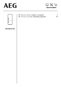 Manual AEG NSC8M181DS Combina frigorifica