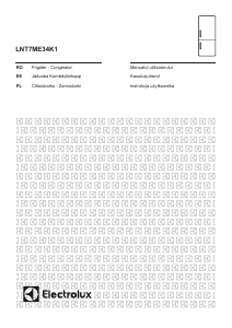 Instrukcja AEG RCB632E8MB Lodówko-zamrażarka