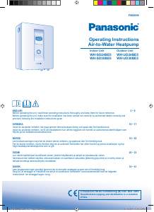 Brugsanvisning Panasonic WH-SD30BE5 Varmepumpe