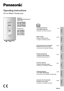 Manuale Panasonic WH-UH12FE8 Pompa di calore