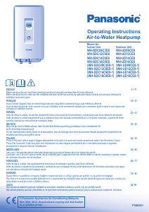 Manual Panasonic WH-SDC16C9E81 Bomba de calor