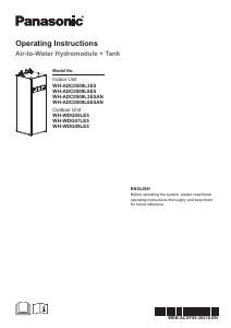 Handleiding Panasonic WH-ADC0509L3E5AN Warmtepomp