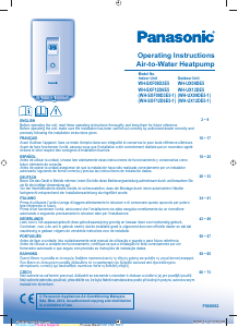 Bedienungsanleitung Panasonic WH-UX09DE51 Wärmepumpe