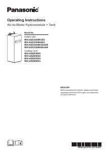 Handleiding Panasonic WH-ADC0309K3E5AN Warmtepomp