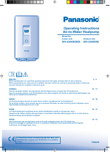 Manual Panasonic WH-SXH09D0E8 Heat Pump