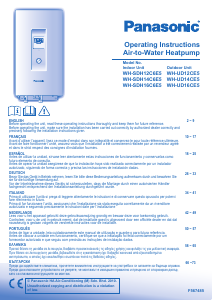 Manual de uso Panasonic WH-SDH16C6E5 Bomba de calor