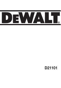 Handleiding DeWalt D21101 Boorhamer