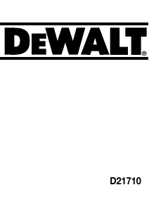 Handleiding DeWalt D21710 Boorhamer