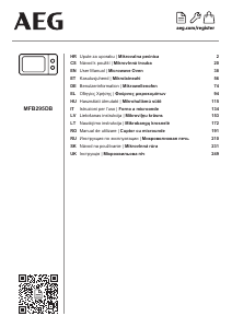 Bedienungsanleitung AEG MFB295DB Mikrowelle