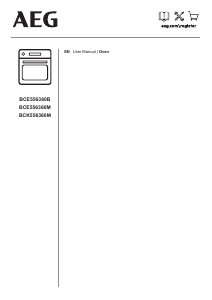 Manual AEG BCK556360M Oven