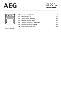 Kasutusjuhend AEG BPS351161M Ahi