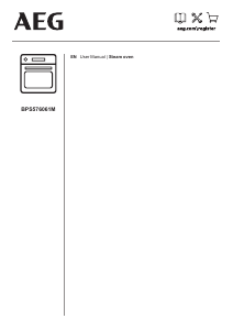 Manual AEG BPS576061M Oven