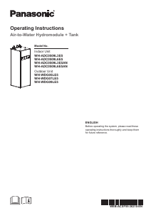 Manual Panasonic WH-ADC0509L6E5 Heat Pump