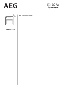 Manual AEG BSK898230B Oven