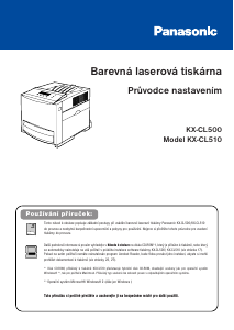 Manuál Panasonic KX-CL510 Tiskárna