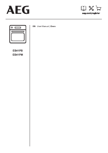 Manual AEG EB41PB Oven