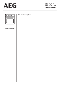 Manual AEG EPB355060M Oven