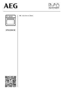 Handleiding AEG EPS335061M Oven