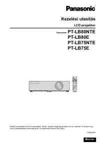 Használati útmutató Panasonic PTLB78E Vetítő
