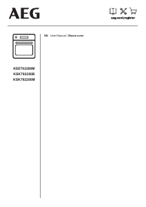 Manual AEG KSE792280M Oven