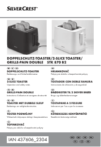 Bedienungsanleitung SilverCrest IAN 437606 Toaster