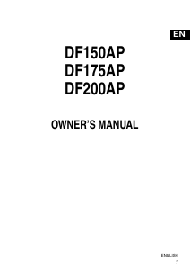 Manual Suzuki DF175AP Outboard Motor