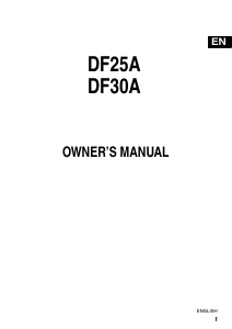 Manual Suzuki DF25A Outboard Motor