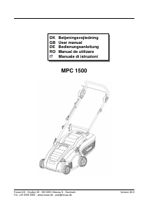 Bedienungsanleitung Texas MPC 1500 Vertikutierer