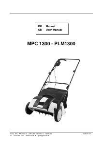 Brugsanvisning Texas MPC 1300 Vertikalskærer